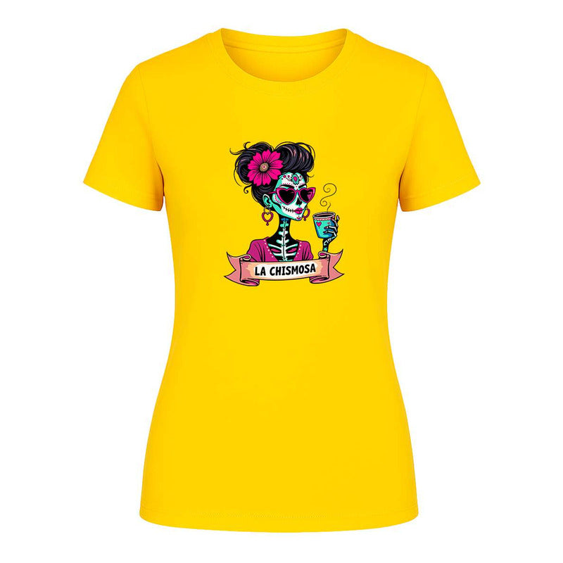 Playera "La Chismosa" Catrina Mexicana - Dama