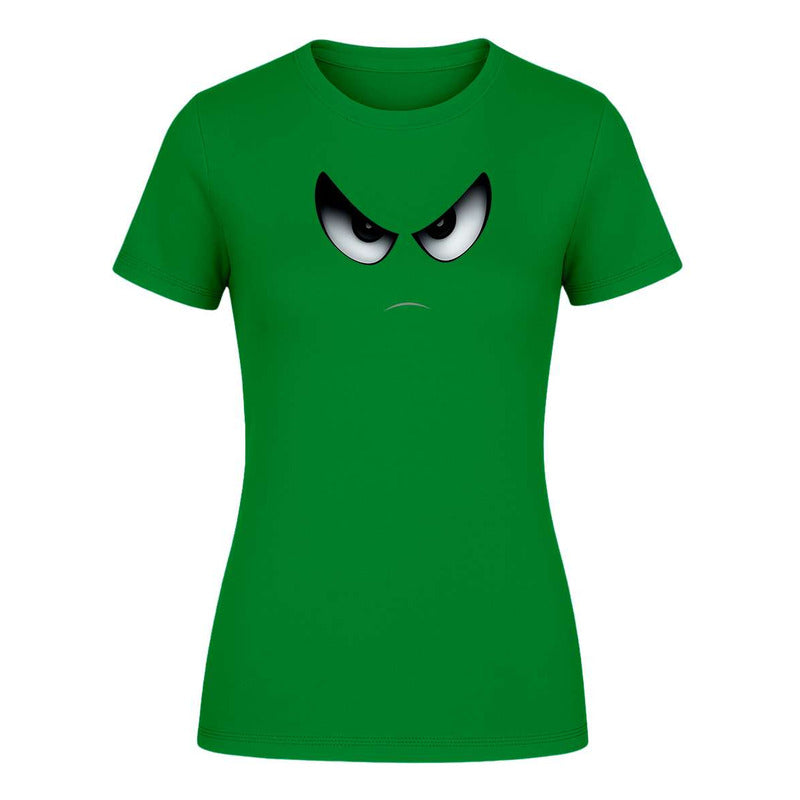 Playera "Cara Enojada" Ojos Enfadados - Dama
