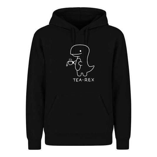 Sudadera Tea Rex Dinosaurio Con Té Cute Kawaii Regalo Unisex
