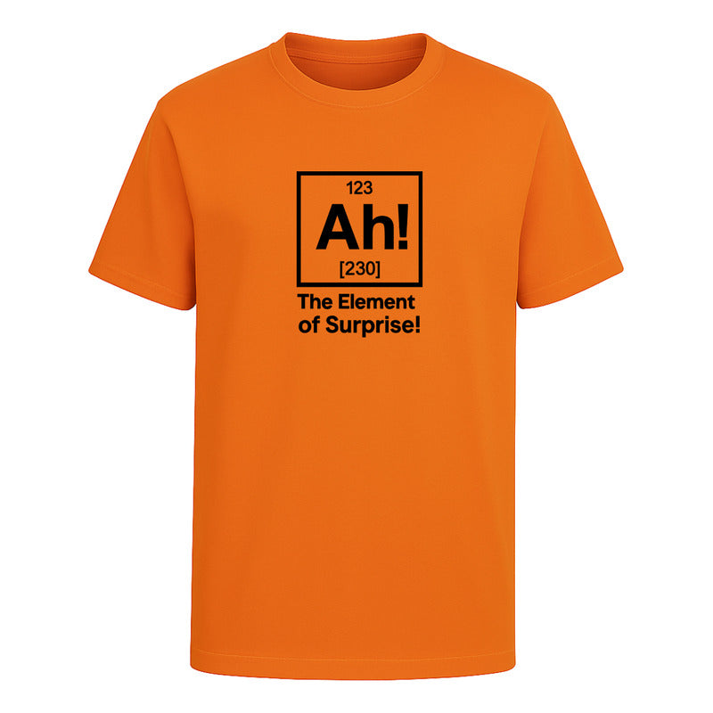 Playera "Ah! El Elemento Sorpresa" Química Geek - Hombre