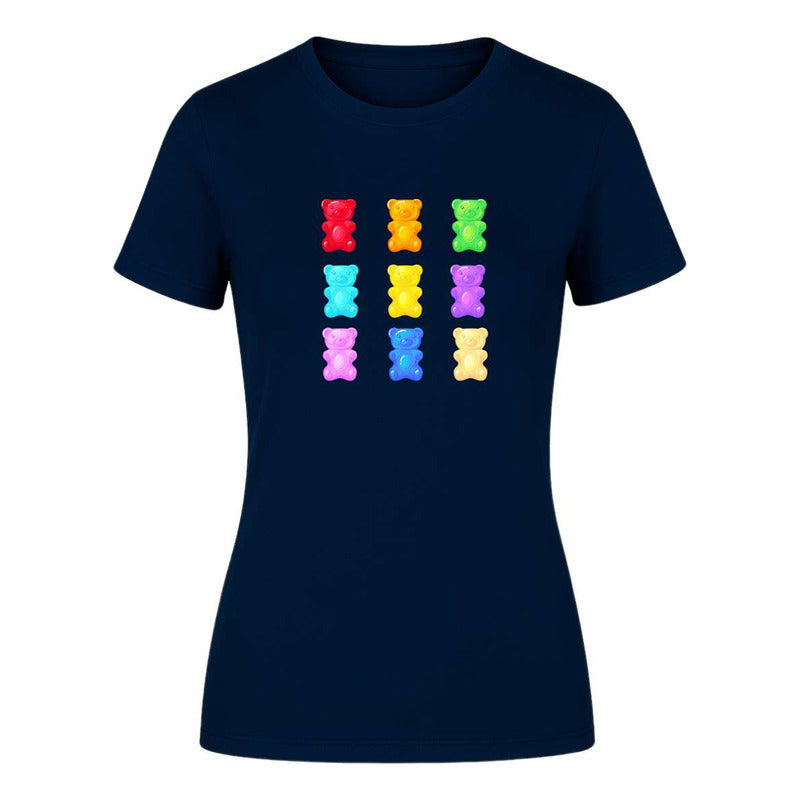 Playera "Ositos de Gomita" Multicolor - Dama