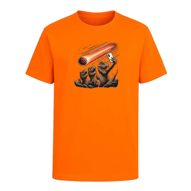 Playera "Dinosaurios Selfie Meteorito" - Infantil