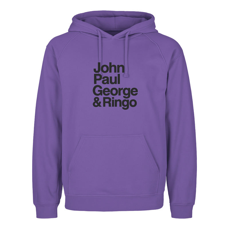 Sudadera Beatles John Paul George Ringo Estilo Retro Unisex