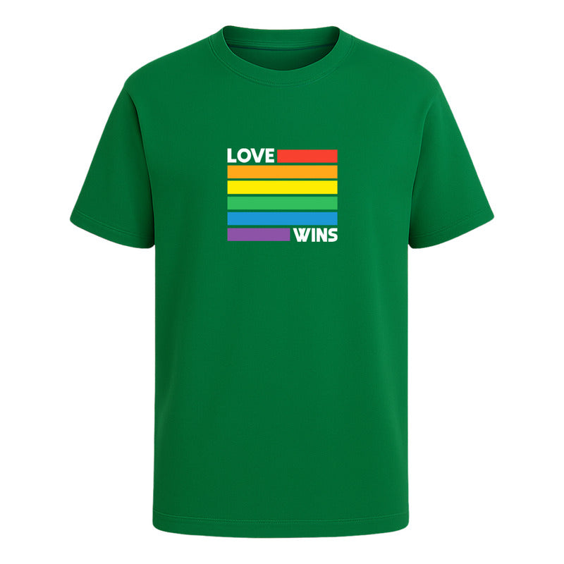 Playera Love Wins Lgbt Arcoíris Orgullo Gay Unisex