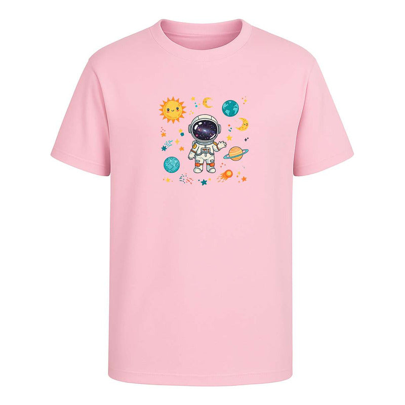 Playera "Astronauta Kawaii" Sistema Solar - Infantil