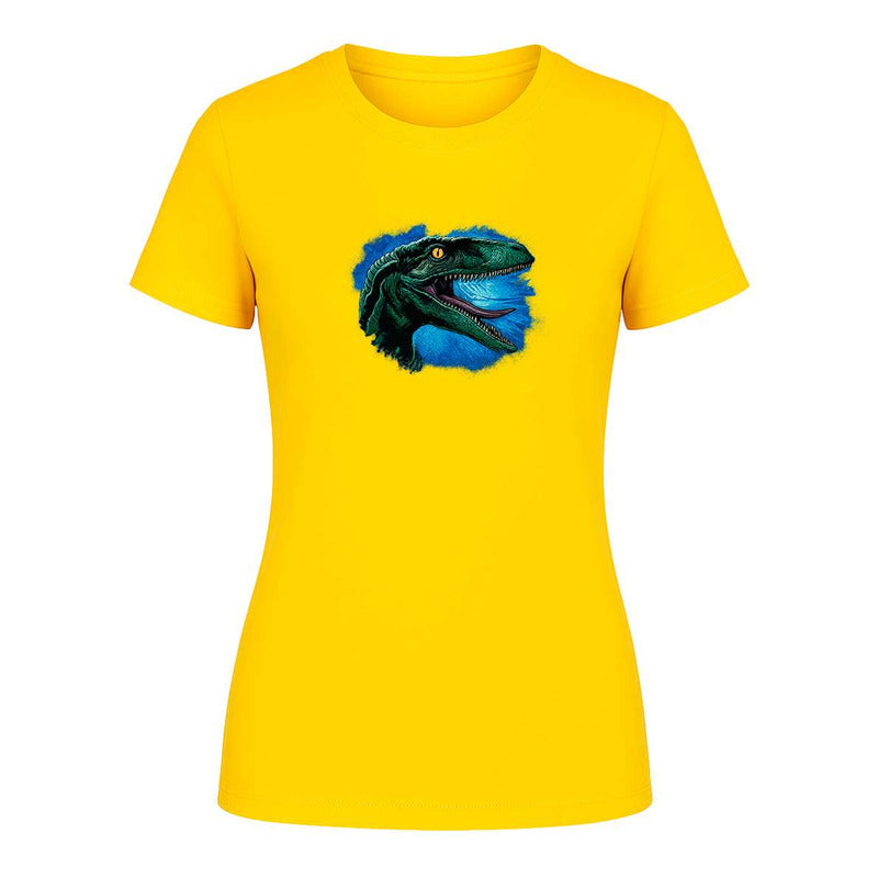 Playera "Velociraptor Realista" Geek - Dama