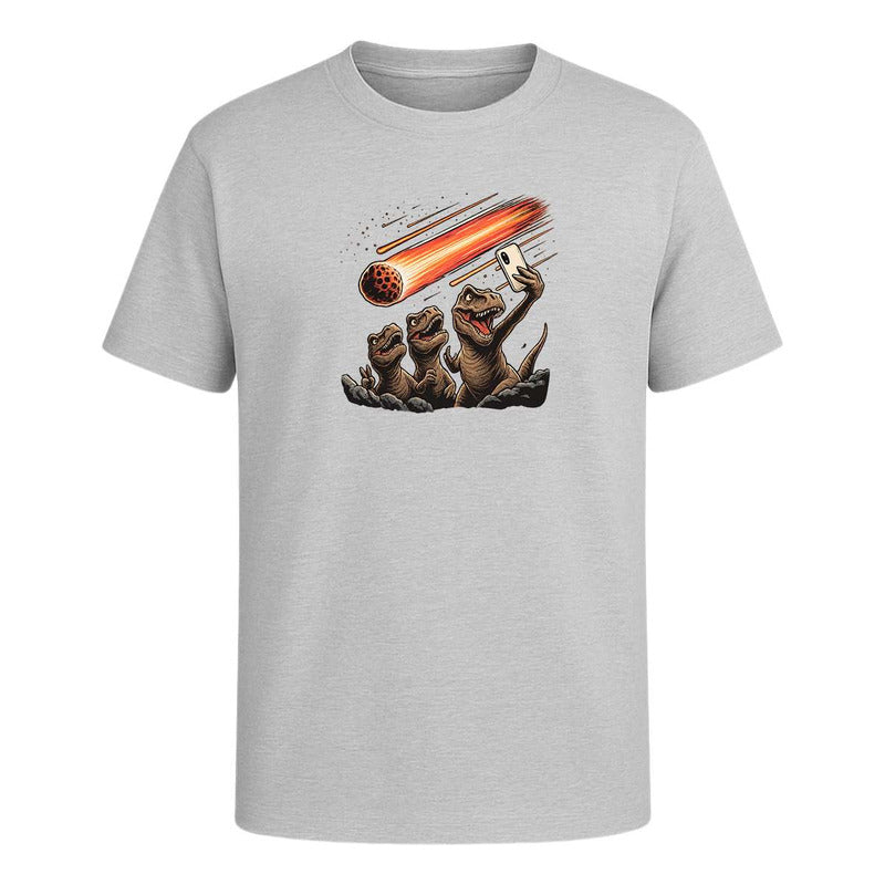 Playera "Dinosaurios Selfie Meteorito" - Infantil
