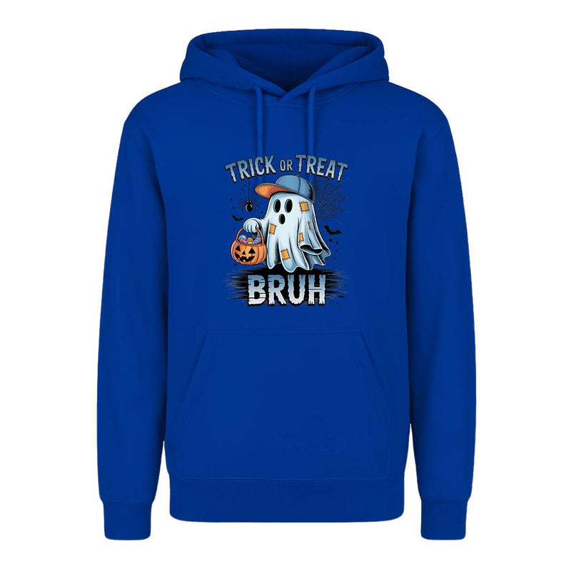 Sudadera Halloween Trick Or Treat Bruh Infantil Fantasma