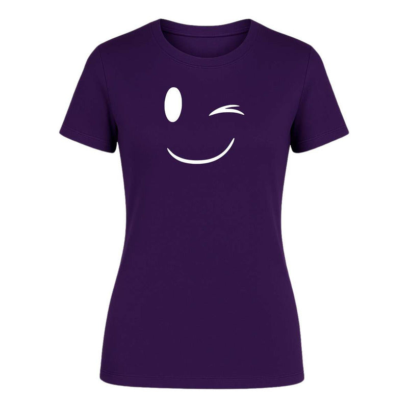 Playera "Emoji Guiñando Ojo" - Dama