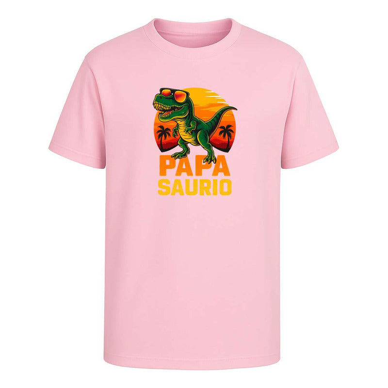 Playera Papá Saurio Dinosaurio Cool Regalo Papá Fans Unisex