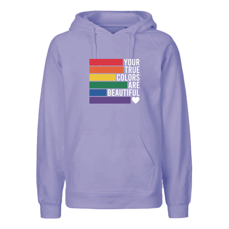 Sudadera Arcoíris Lgbt Orgullo Frase Tus Verdaderos Colores