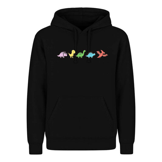 Sudadera Dinosaurios Kawaii Divertida Minimalista Unisex