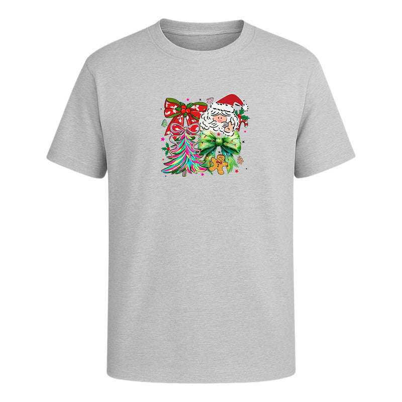 Playera Santa Árbol Navideño Listones Galleta Regalo Unisex