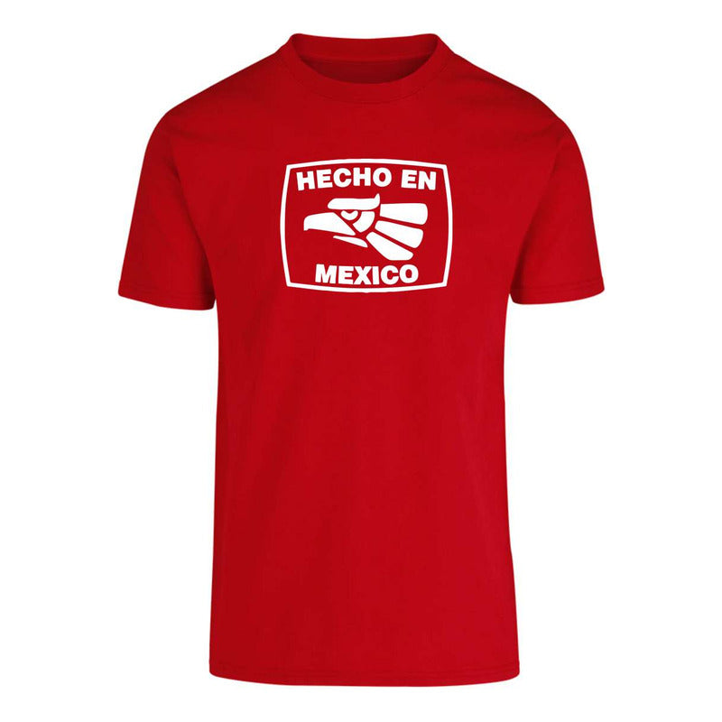 Playera para hombre KreaLab hecha en México, de estilo nuevo, con diseño cómodo y casual en color neutro.