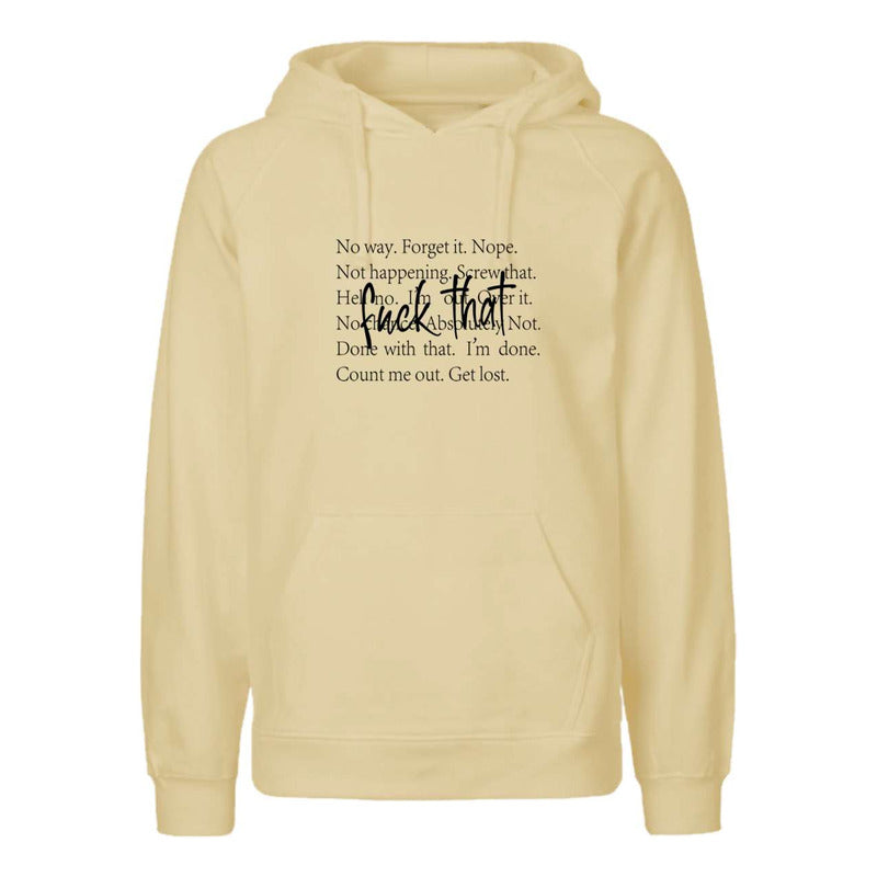 Sudadera Unisex Con Frase Sarcástica Estilo Not Today