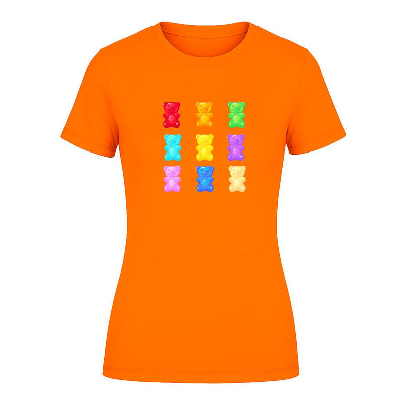 Playera "Ositos de Gomita" Multicolor - Dama