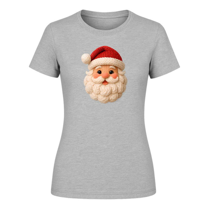 Playera Santa Tipo Knit Cute Navideña Kawaii Regalo Dama