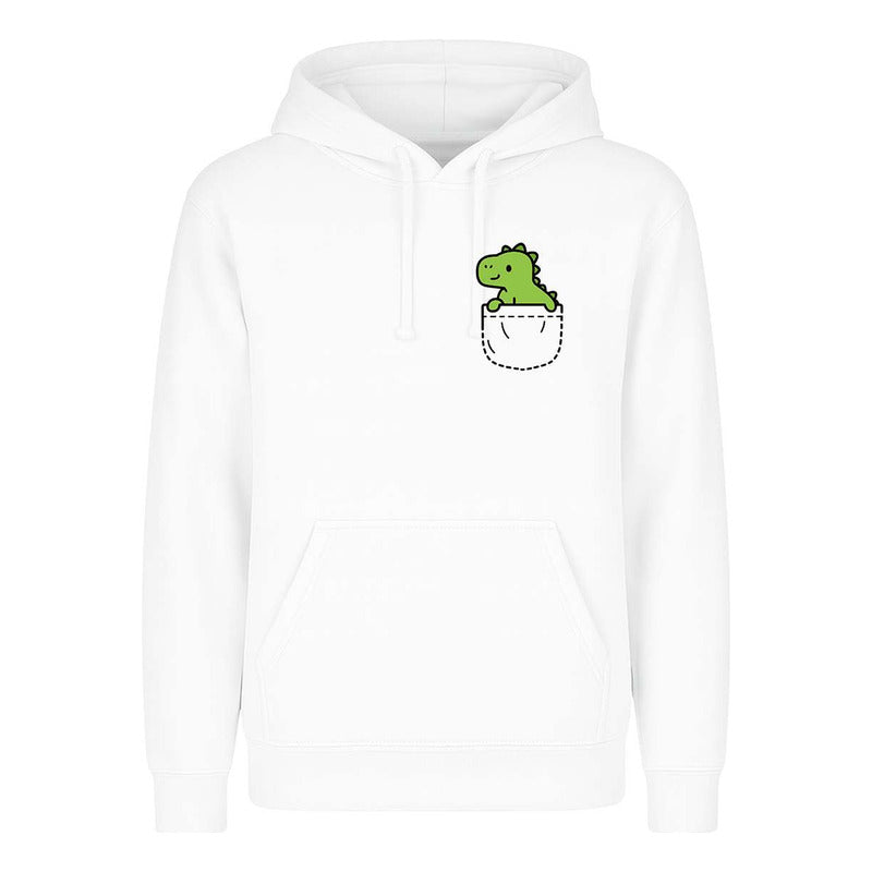 Sudadera Dinosaurio En Bolsillo Tierno Regalo Unisex