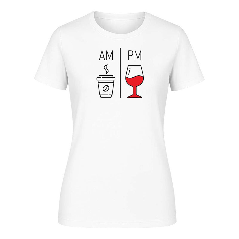 Playera "AM/PM Café y Vino" - Dama