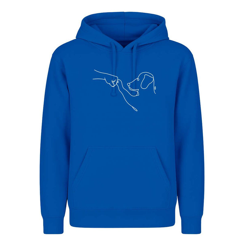 Sudadera Perro Y Humano Amigos Mascotas Line Art Infantil