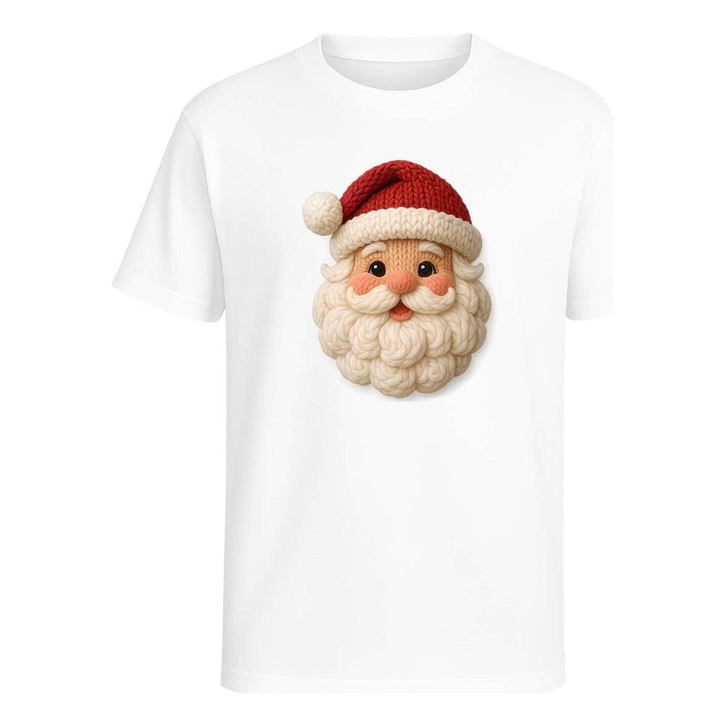 Playera Santa Tipo Knit Cute Navideña Kawaii Regalo Infantil