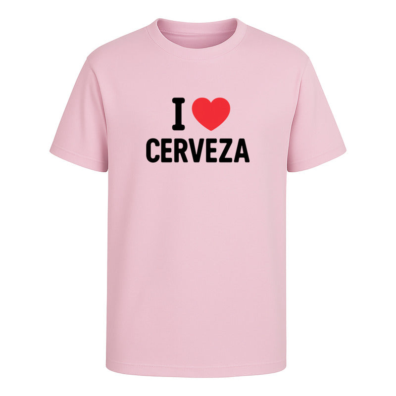 Playera "I Love Cerveza" - Hombre