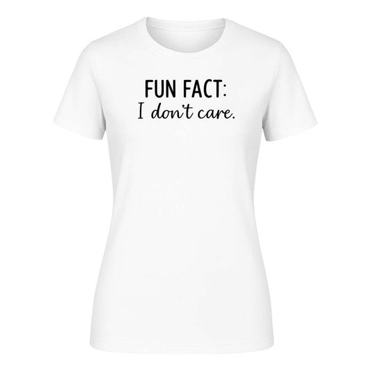 Playera "Fun Fact I Don't Care" - Dama