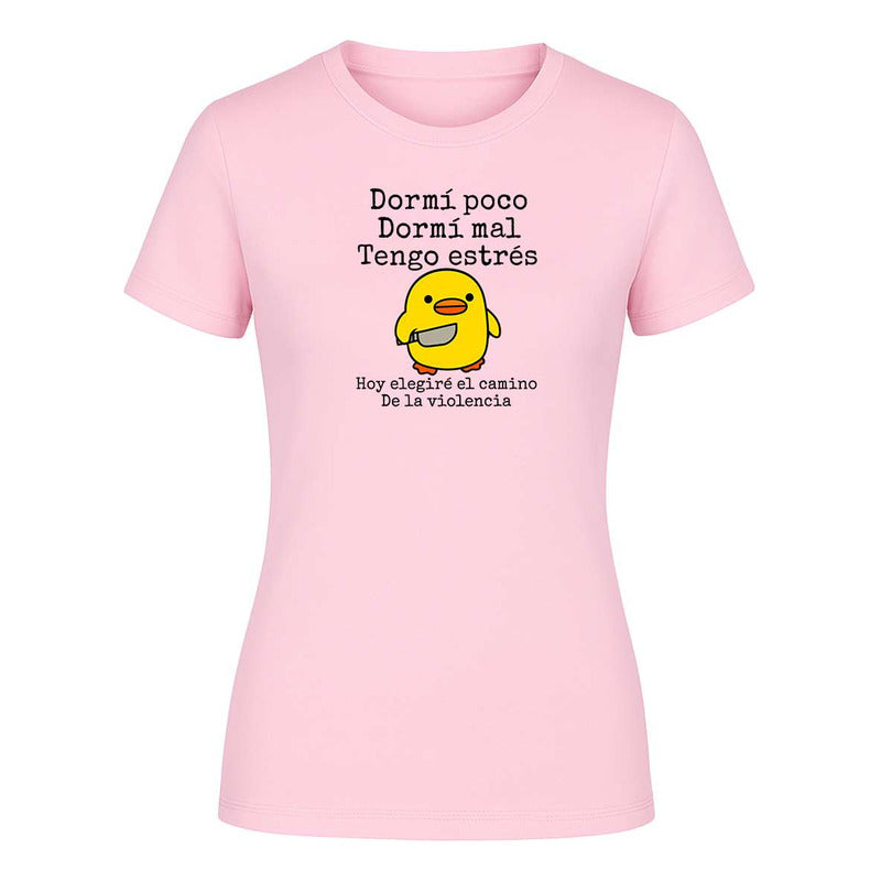 Playera "Pollito Violento" - Dama
