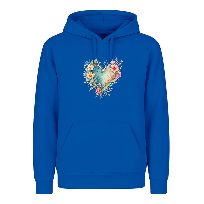 Sudadera Corazón Floral Acuarela Amor Regalo Cute Infantil