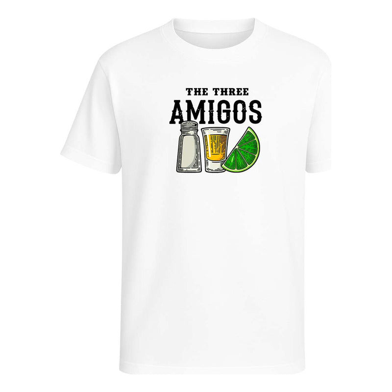 Playera The Three Amigos Tequila Sal Y Limón Fiesta Infantil