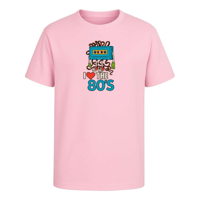 Playera "I Love The 80s" Cassette Retro - Hombre