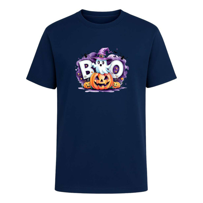 Playera Boo Fantasma Infantil Halloween Noche De Brujas