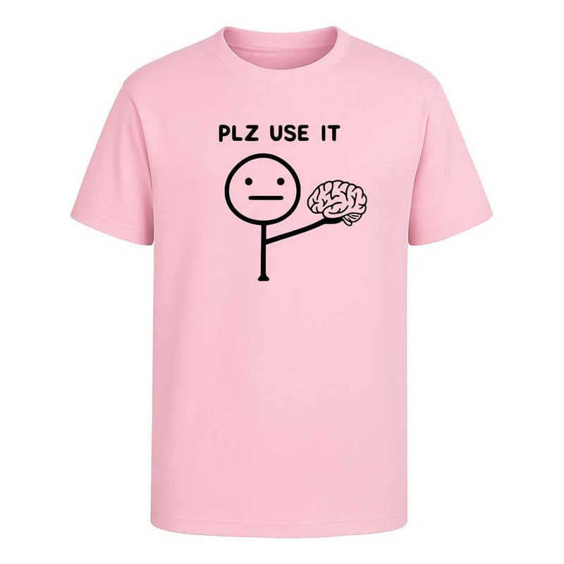 Playera "Plz Use It" - Infantil