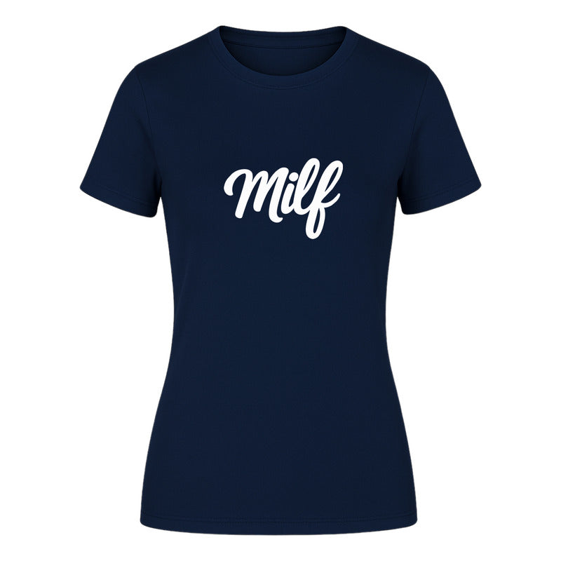 Playera "Milf" Diseño Minimalista - Dama