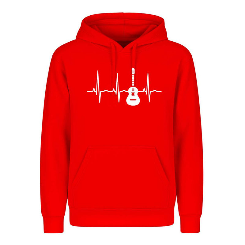 Sudadera Ritmo Del Corazón Guitarra Rock Fans Música Unisex