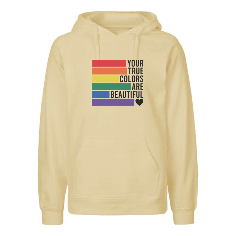 Sudadera Arcoíris Lgbt Orgullo Frase Tus Verdaderos Colores
