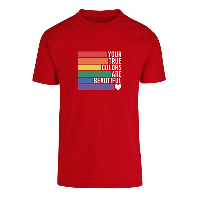 Playera Lgbt+ Orgullo Gay Tus Verdaderos Colores Unisex