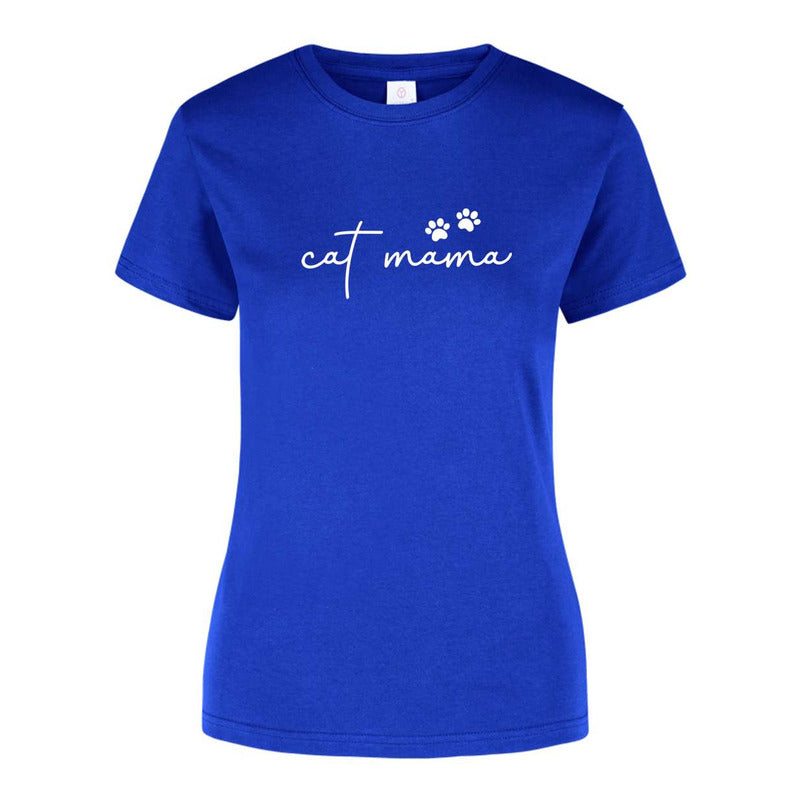 Playera "Cat Mama" Amante de los Gatos - Dama