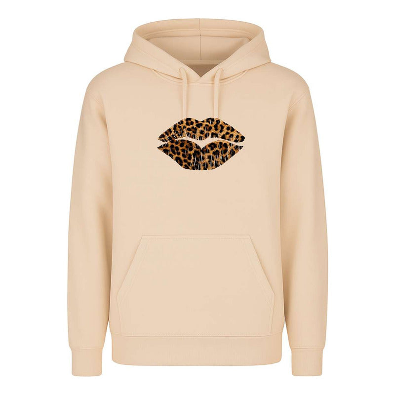 Sudadera Labios Animal Print Beso Sexy Moda Fiesta Unisex