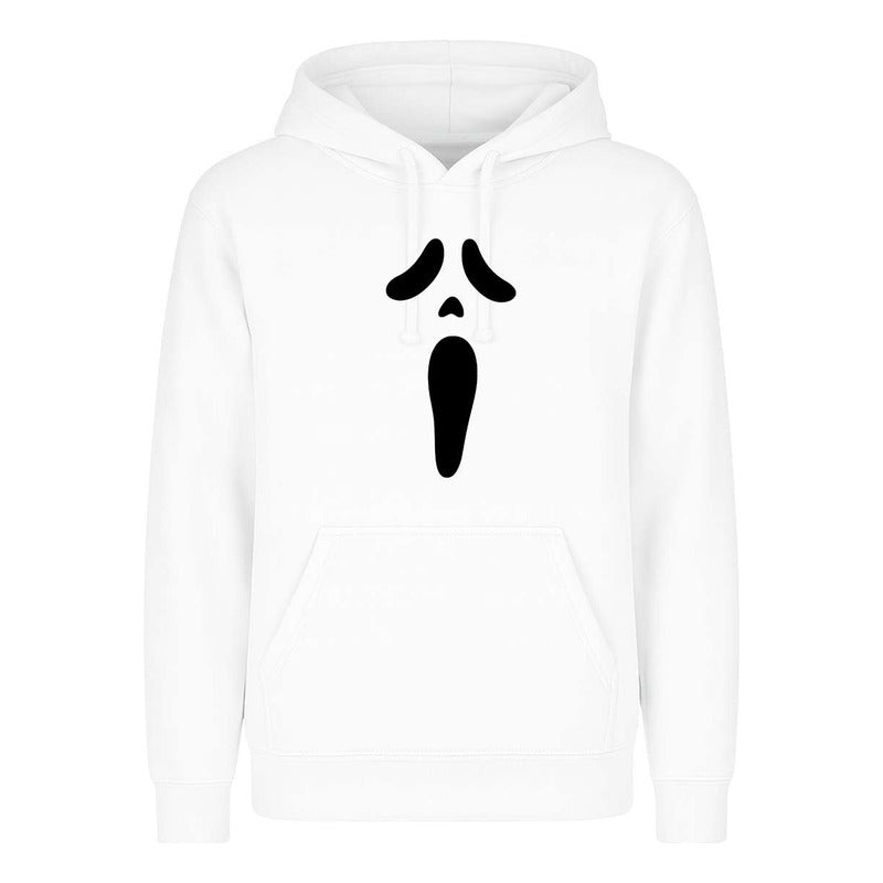 Sudadera Scream Máscara Minimal Horror Halloween Infantil