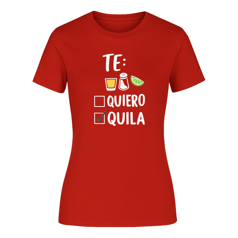 Playera "Tequila" Frase Humor - Dama
