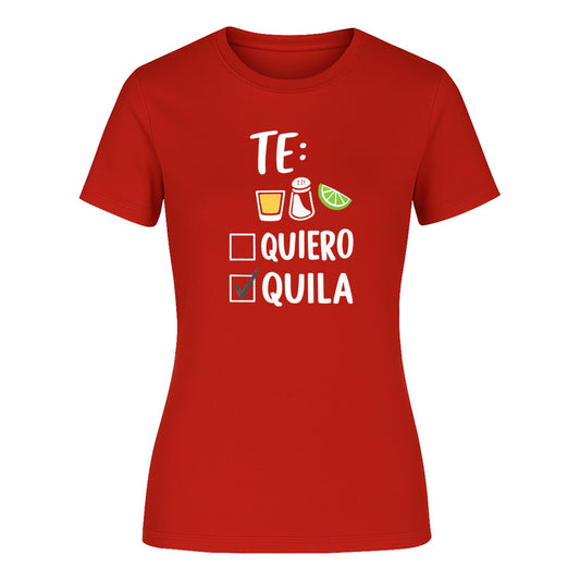 Playera "Tequila" Frase Humor - Dama