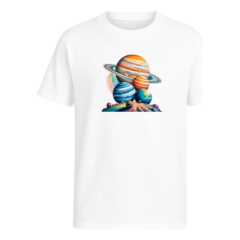 Playera "Sistema Solar Planetas" - Infantil