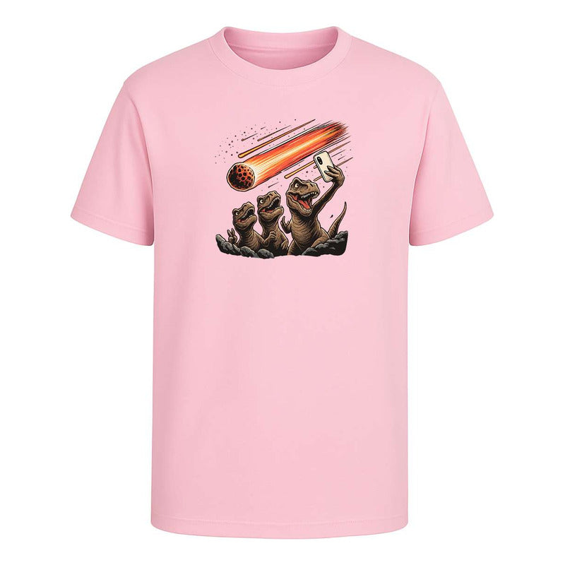 Playera "Dinosaurios Selfie Meteorito" - Infantil