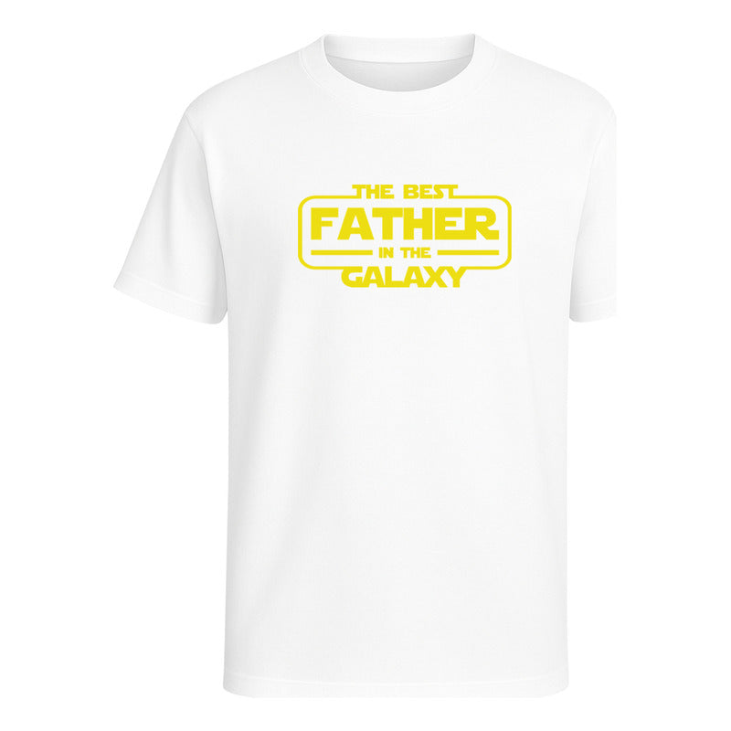 Playera Para Papá Mejor Padre De La Galaxia Regalo Sci-fi
