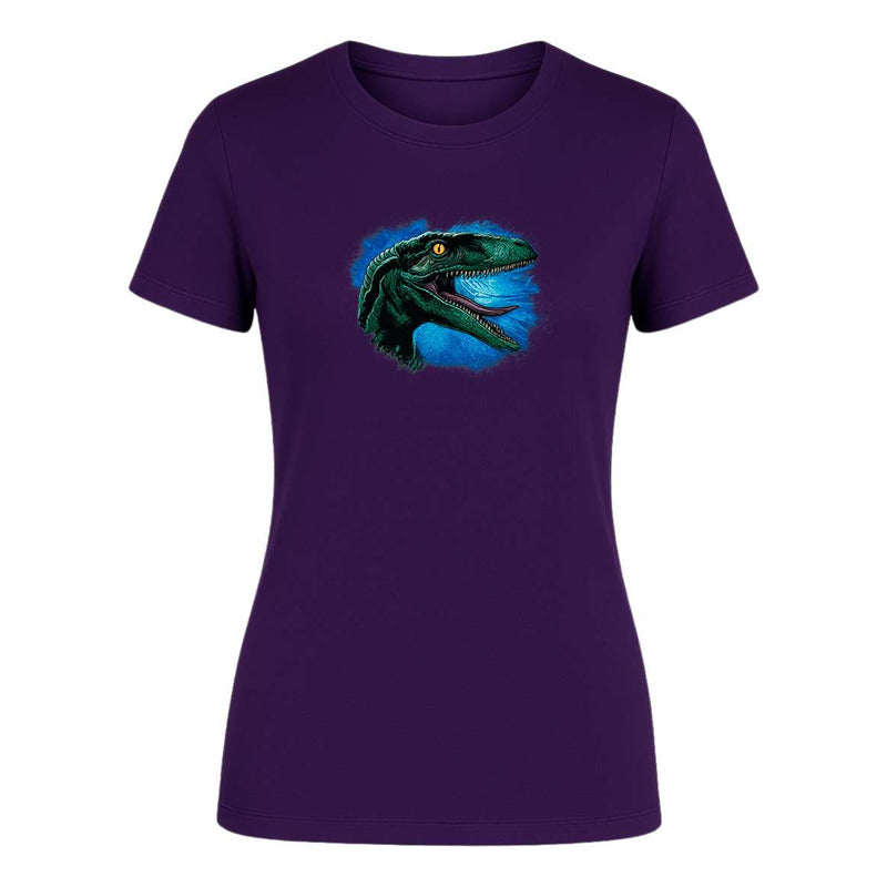 Playera "Velociraptor Realista" Geek - Dama