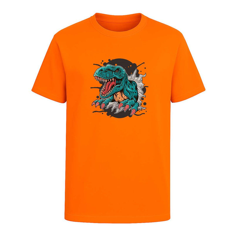 Playera "T-rex Rasgando Pared" - Infantil