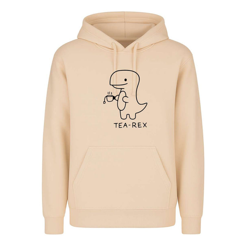 Sudadera Tea Rex Dinosaurio Con Té Cute Kawaii Regalo Unisex
