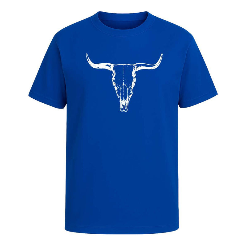 Playera "Calavera Toro Longhorn" Vaquera - Infantil