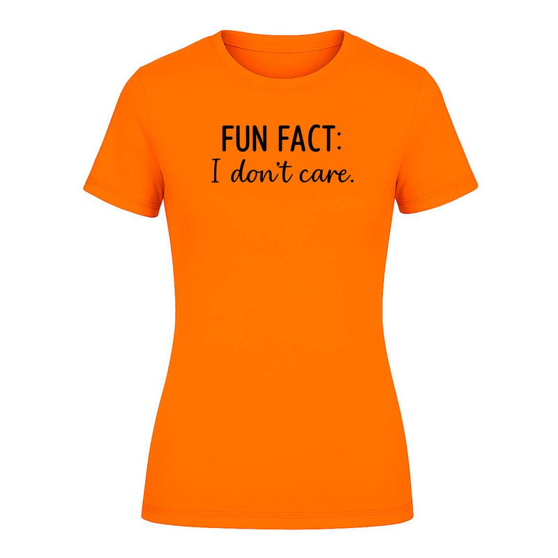 Playera "Fun Fact I Don't Care" - Dama